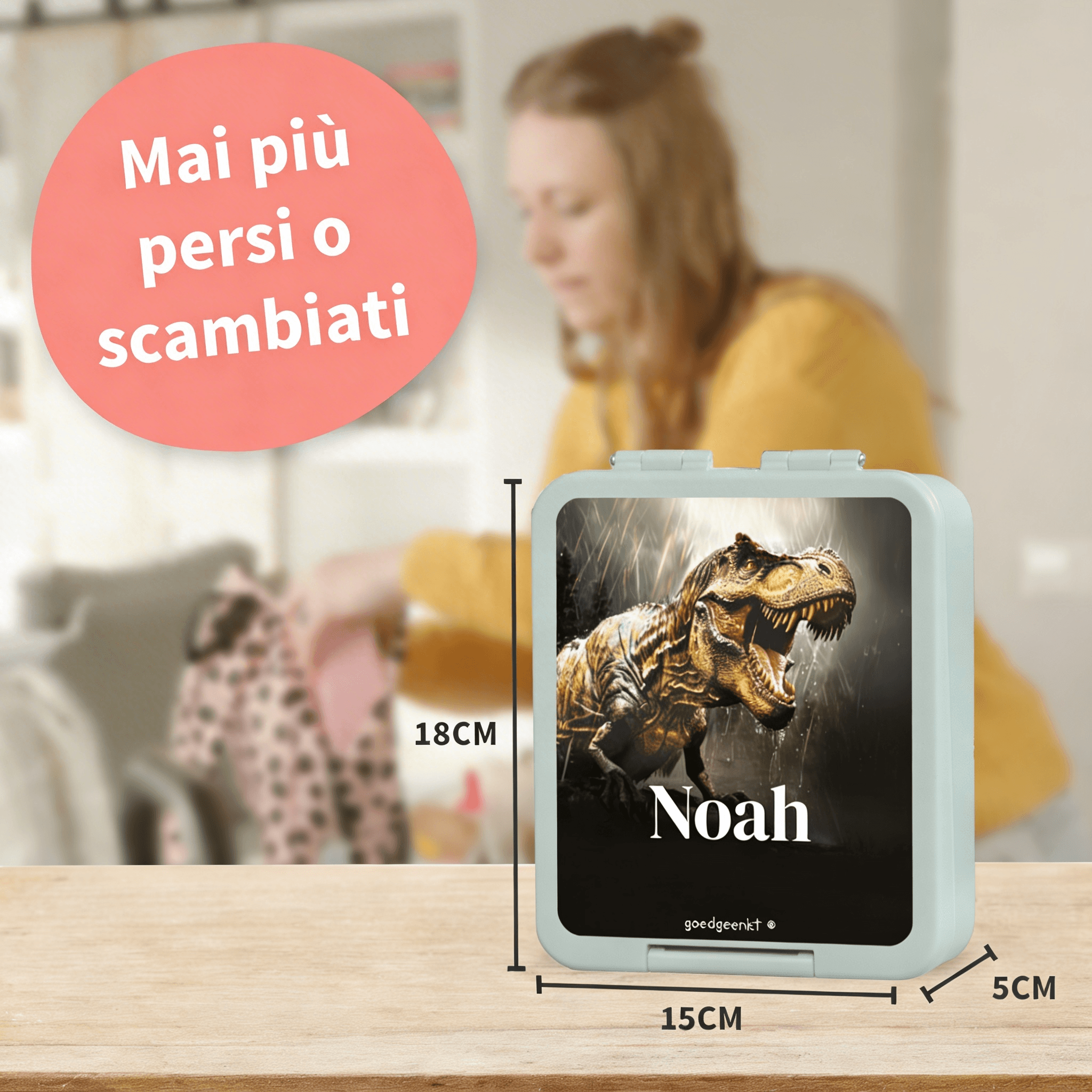 Porta pranzo con Nome - Mondo Reale