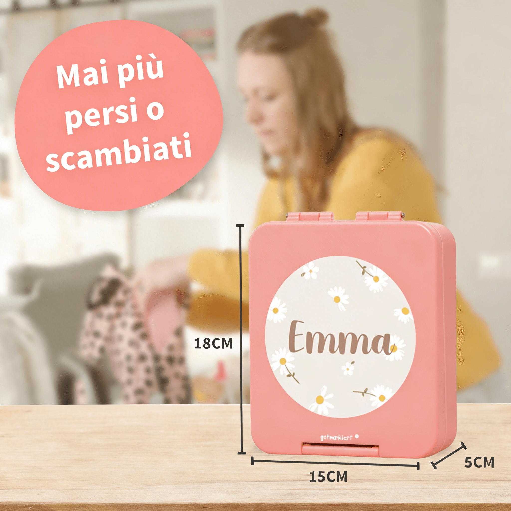 Porta pranzo con nome di Design