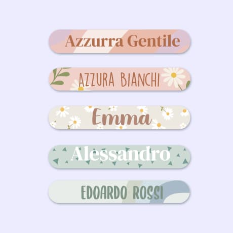 Etichette adesive piccole di Design
