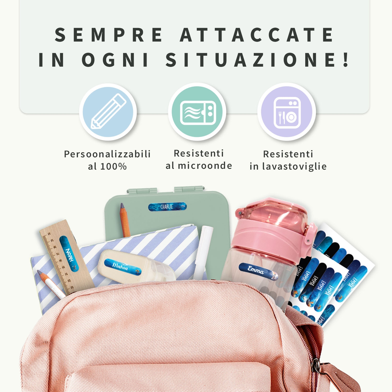 Mini Etichette effetto Mondo Reale