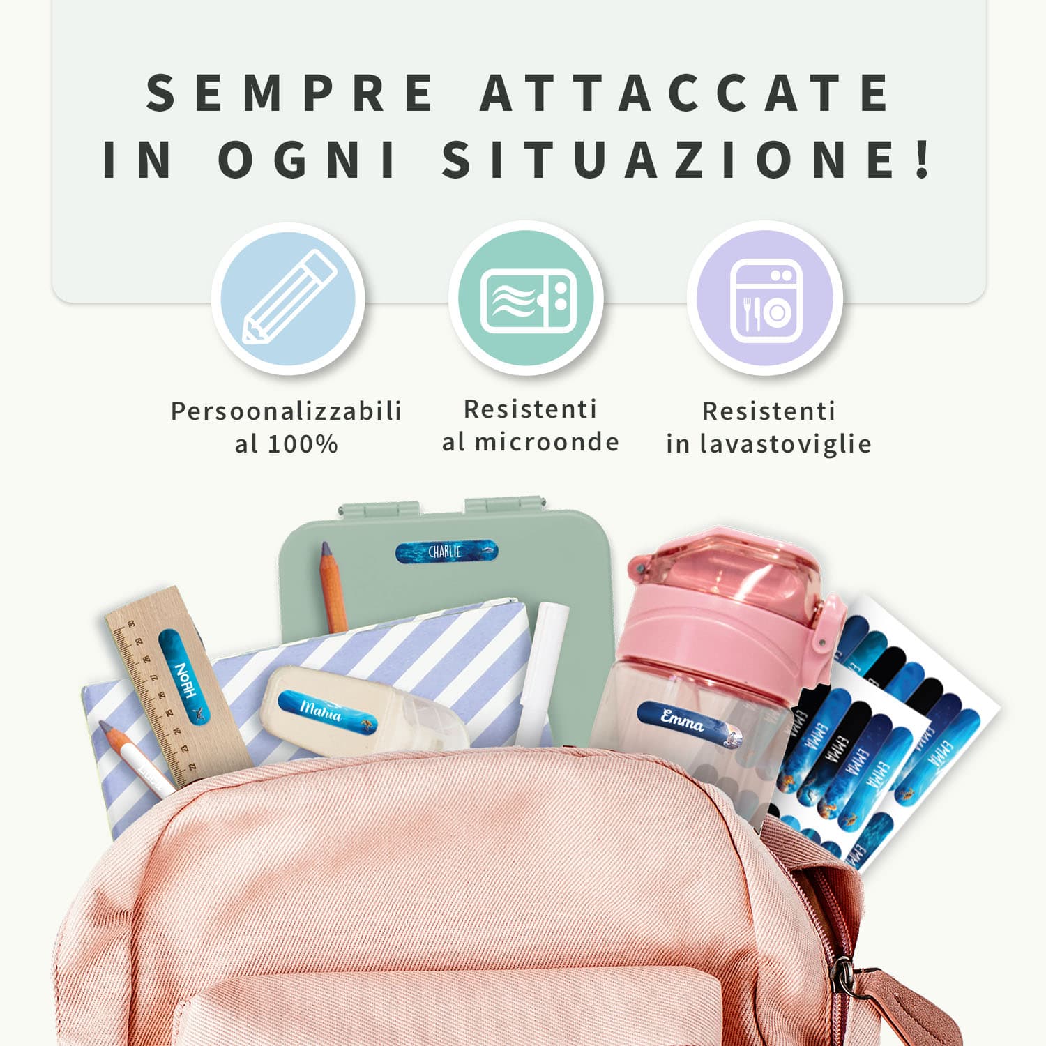 Mini Etichette effetto Mondo Reale