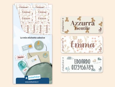 Adesivi con nome - Jollein