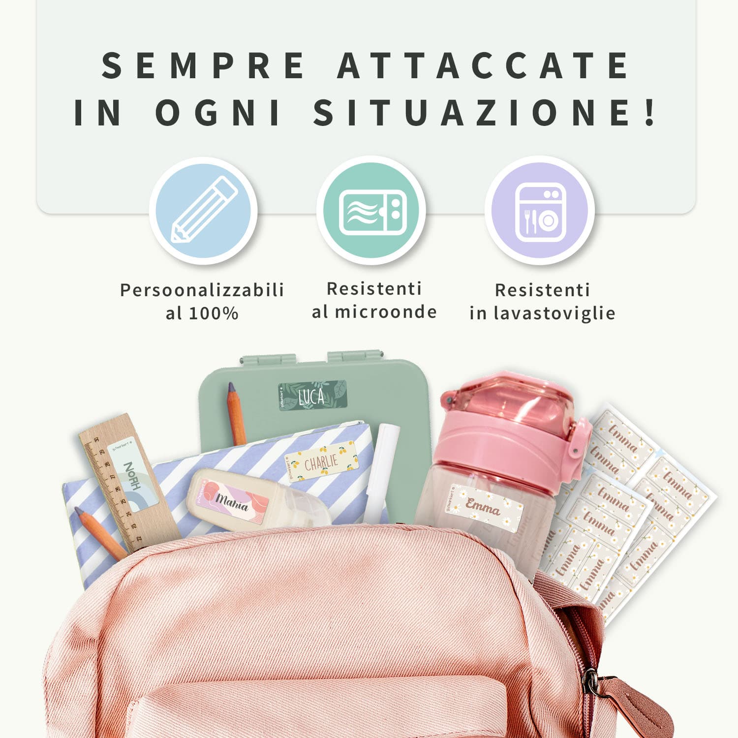 Etichette adesive di Design