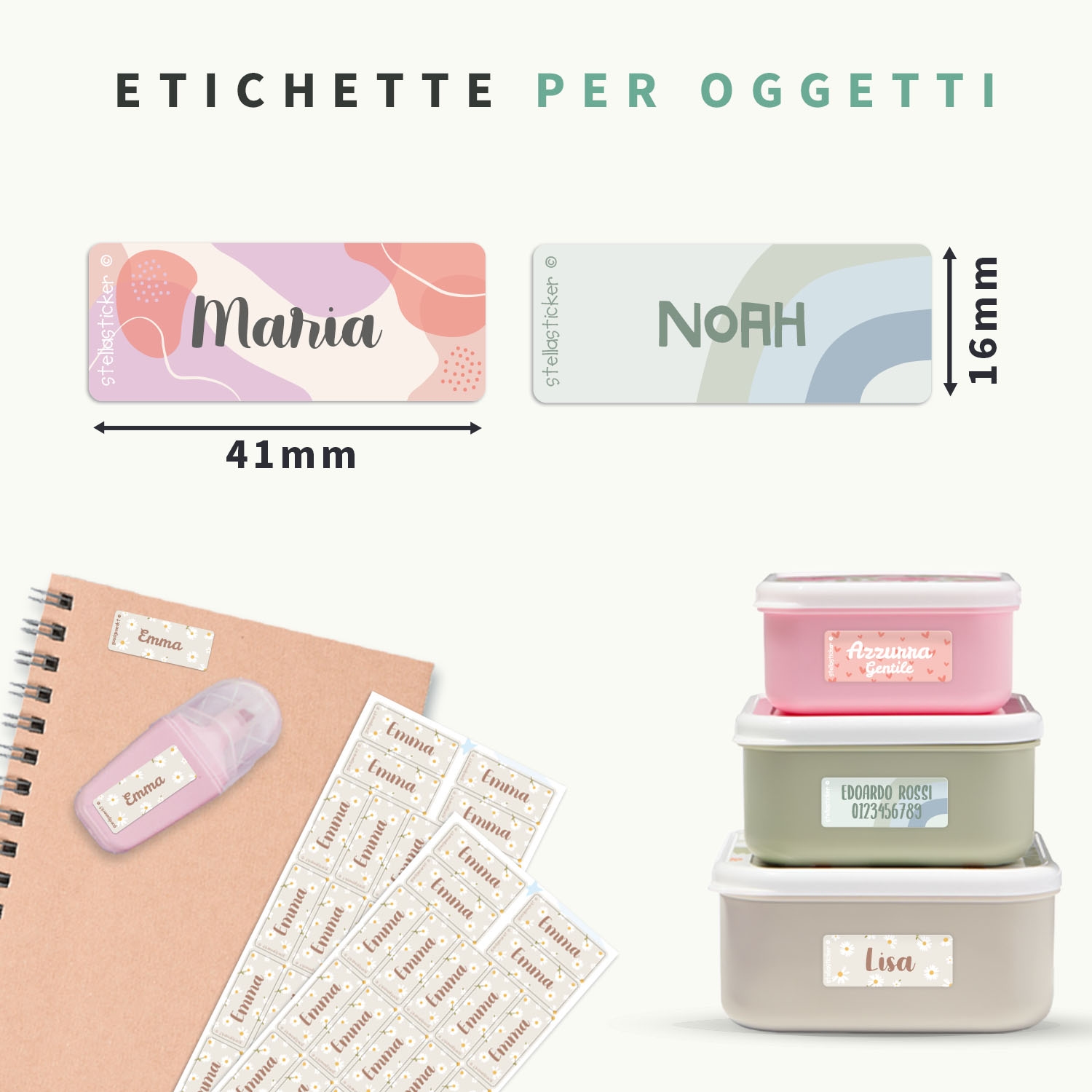 Etichette adesive di Design