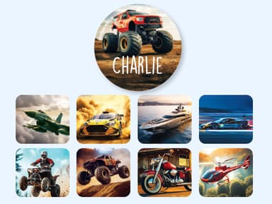 Etichette rotonde sfondo Reale