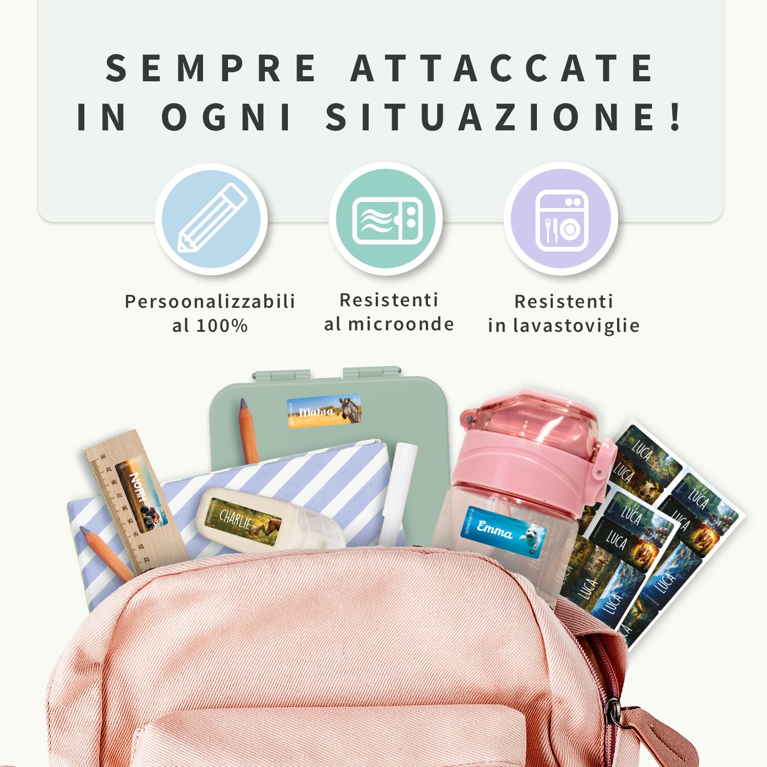 Etichette effetto Reale