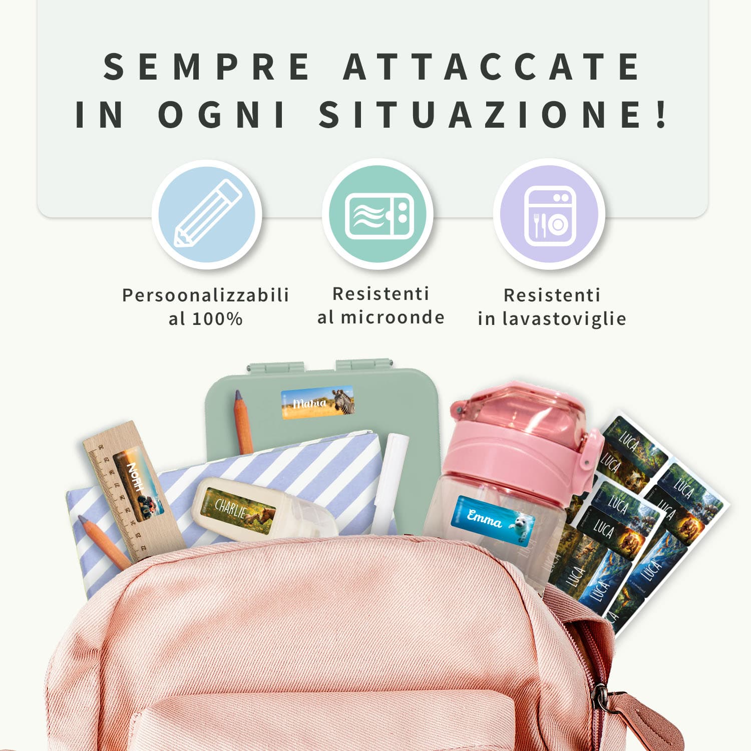 Etichette effetto Reale