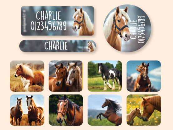 Set etichette con nome - Mondo reale