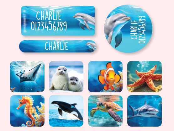 Set etichette con nome - Mondo reale