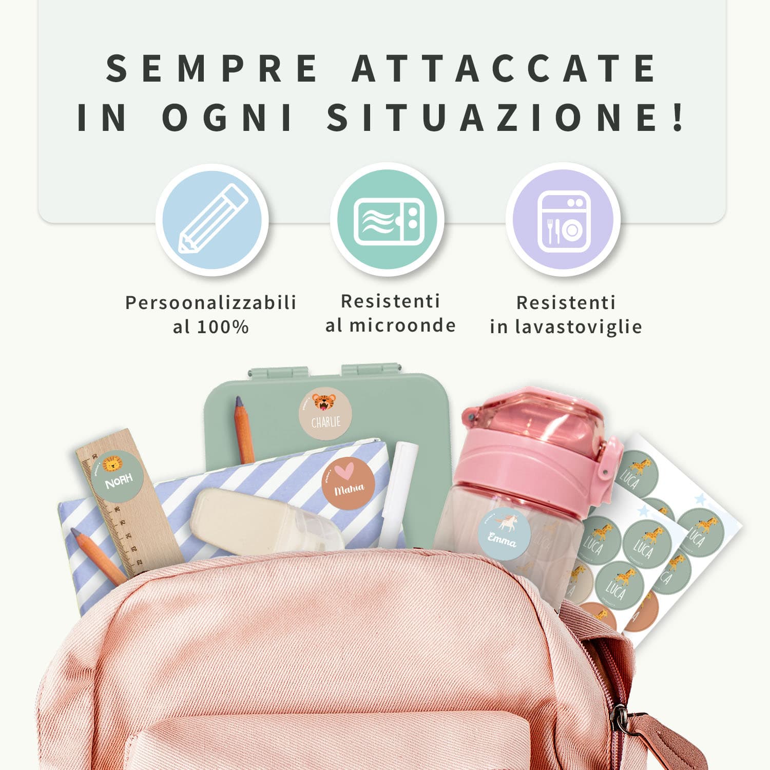 Etichette Rotonde a Tema