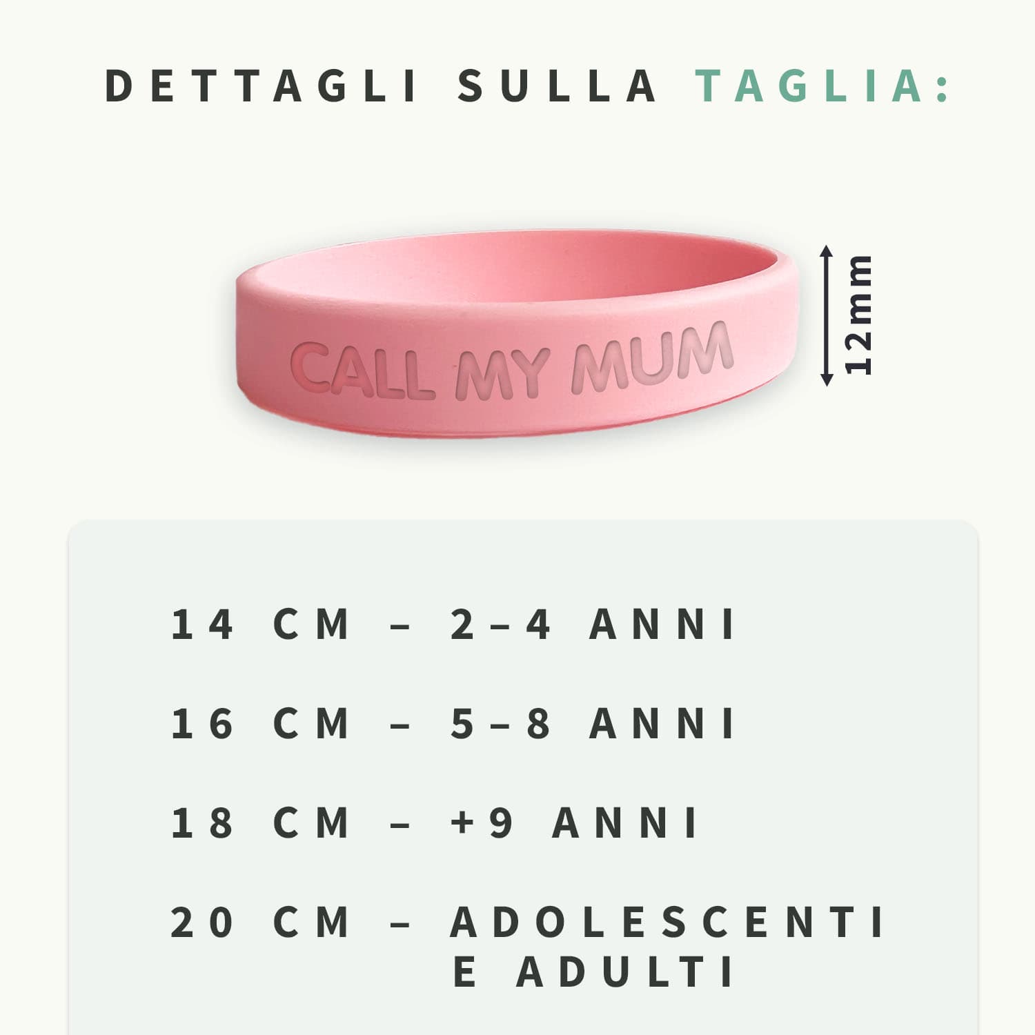 Braccialetti in silicone