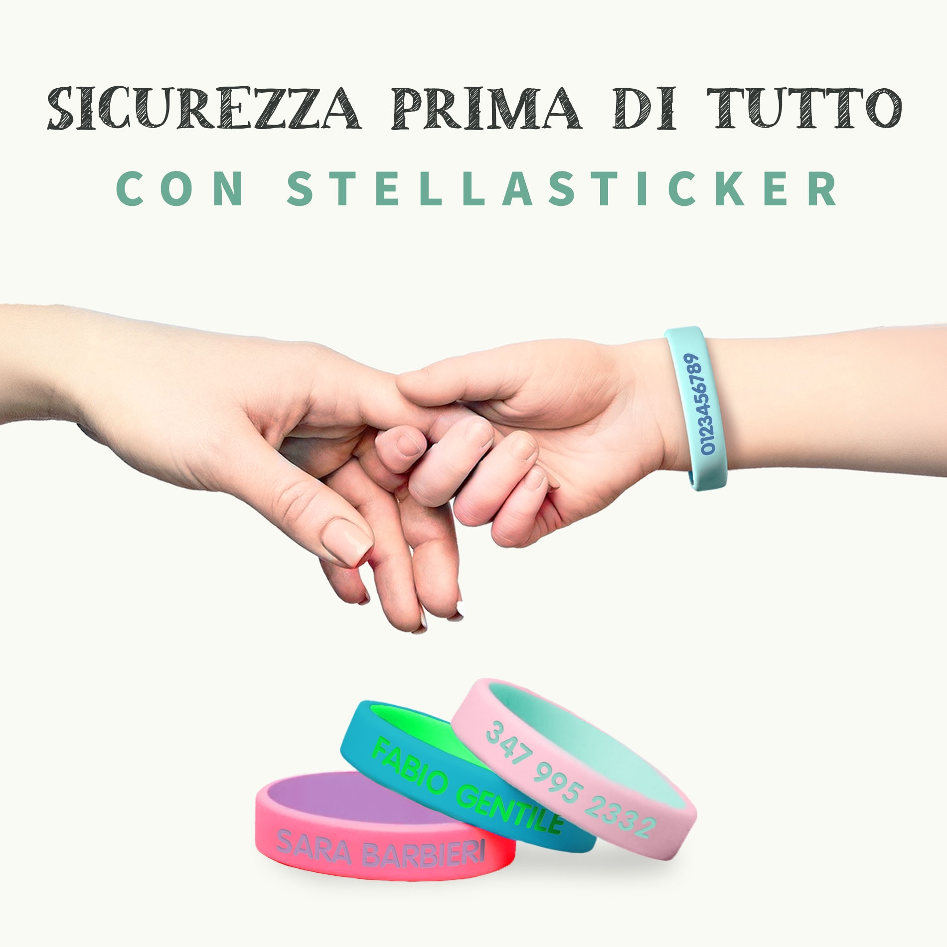 Braccialetto SOS – Bicolore
