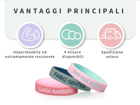 Braccialetto SOS – Bicolore