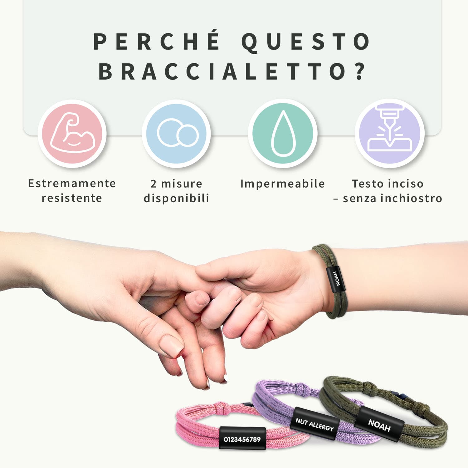 Braccialetto personalizzato - Delux