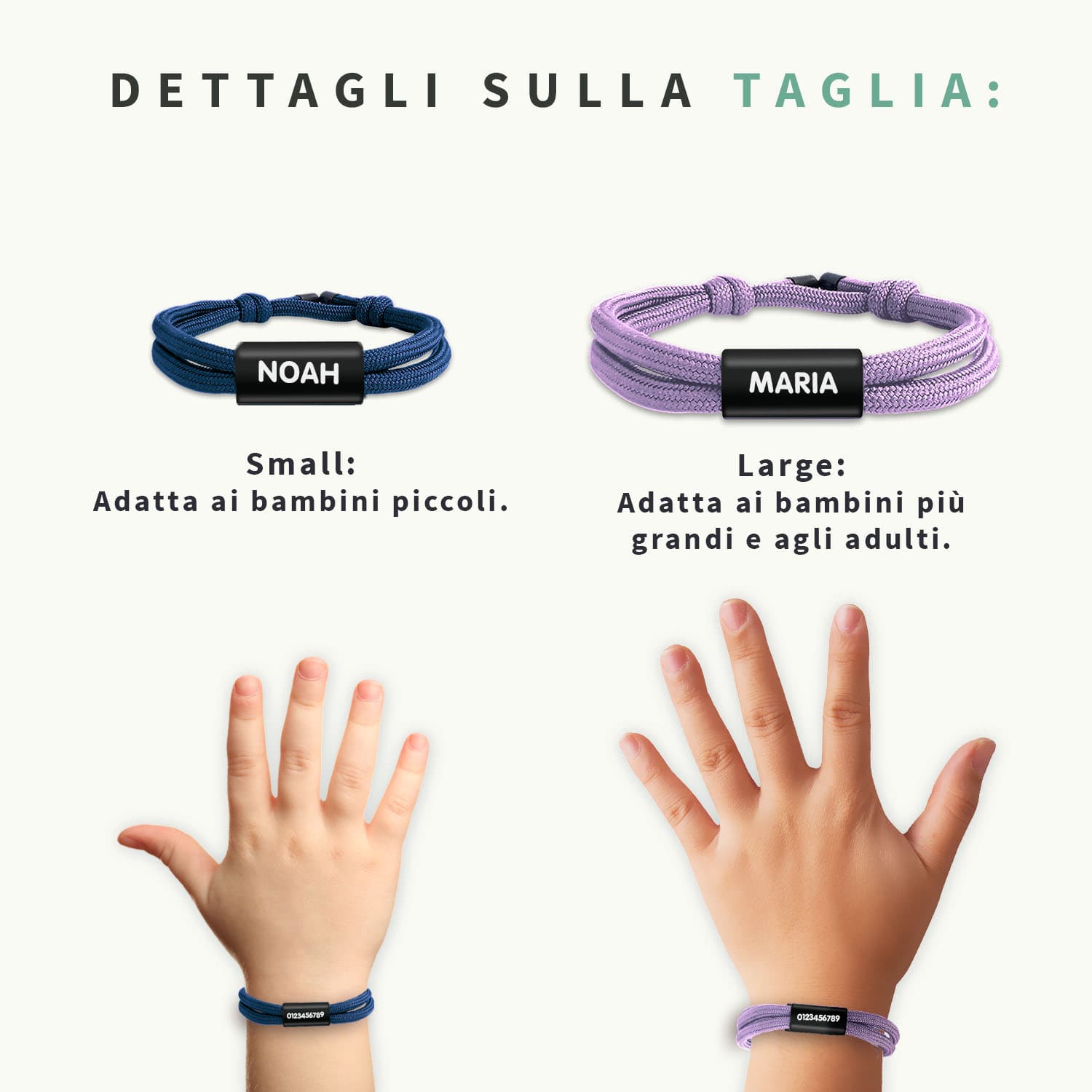 Braccialetto personalizzato - Delux