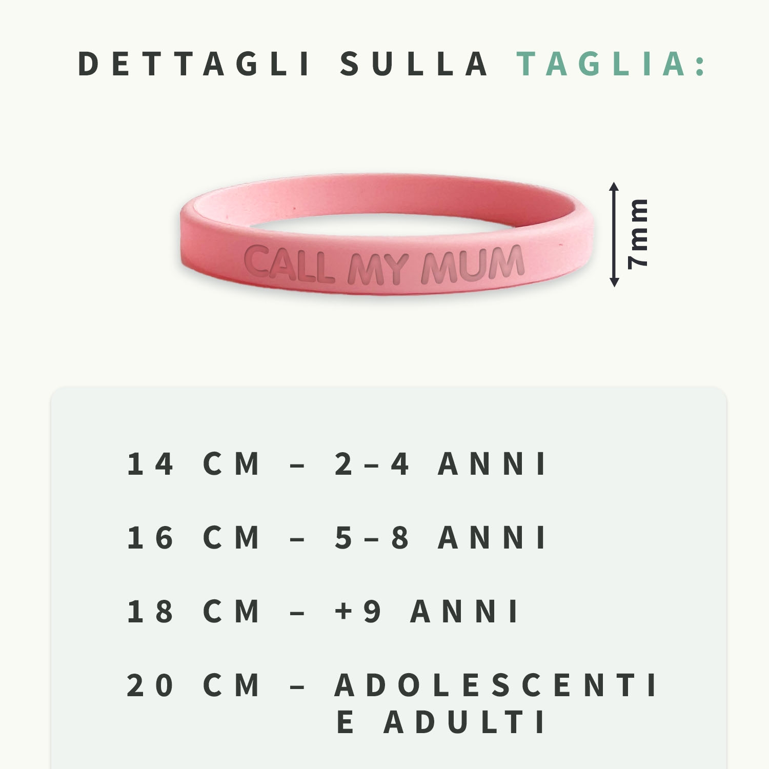 Braccialetto SOS Piccolo