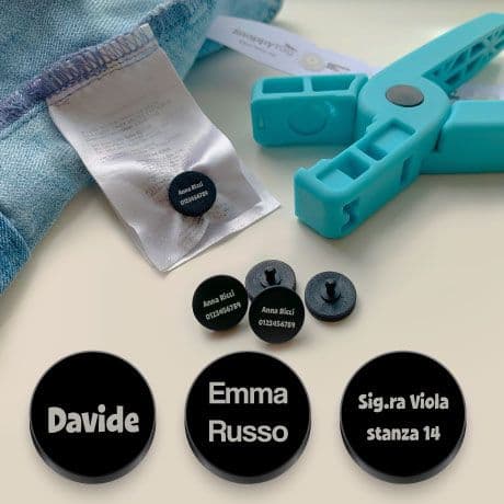 Set completo: tag + applicatore