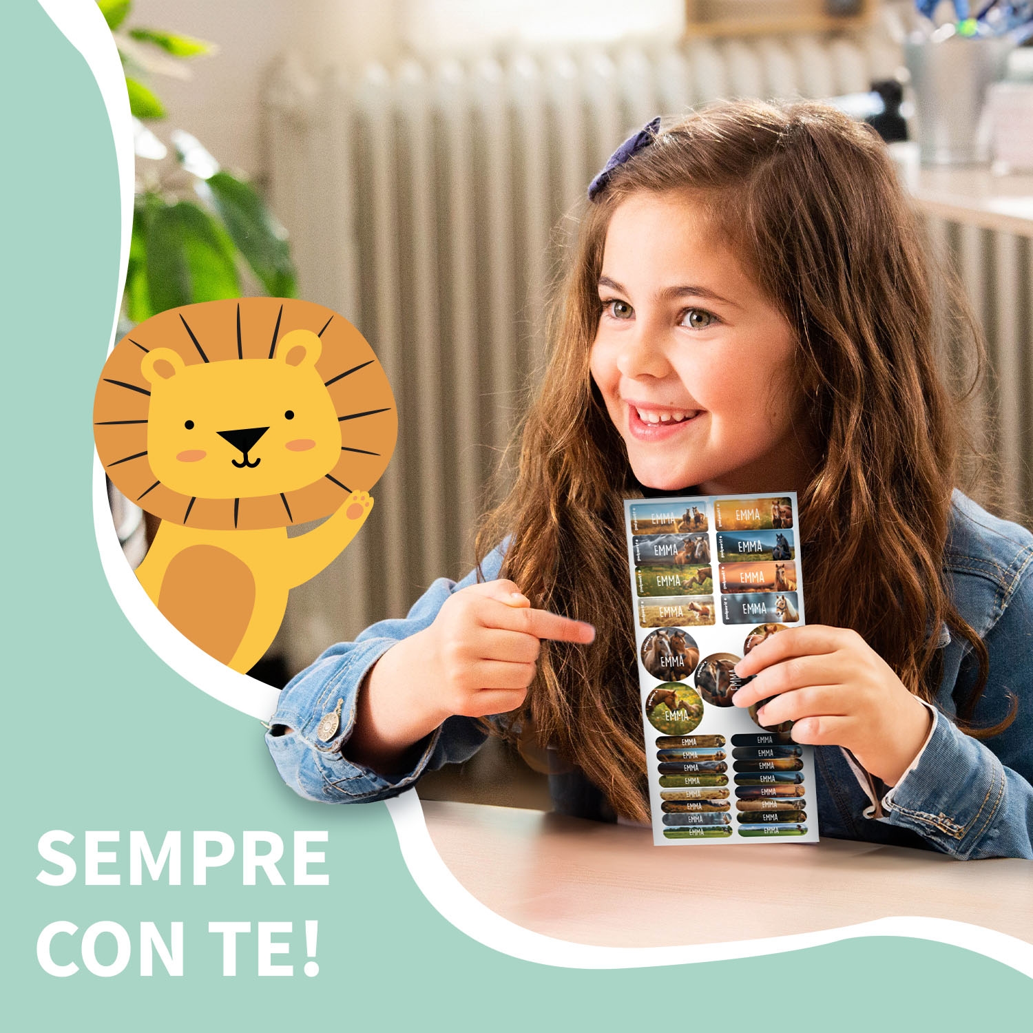 Set etichette con nome - Mondo reale