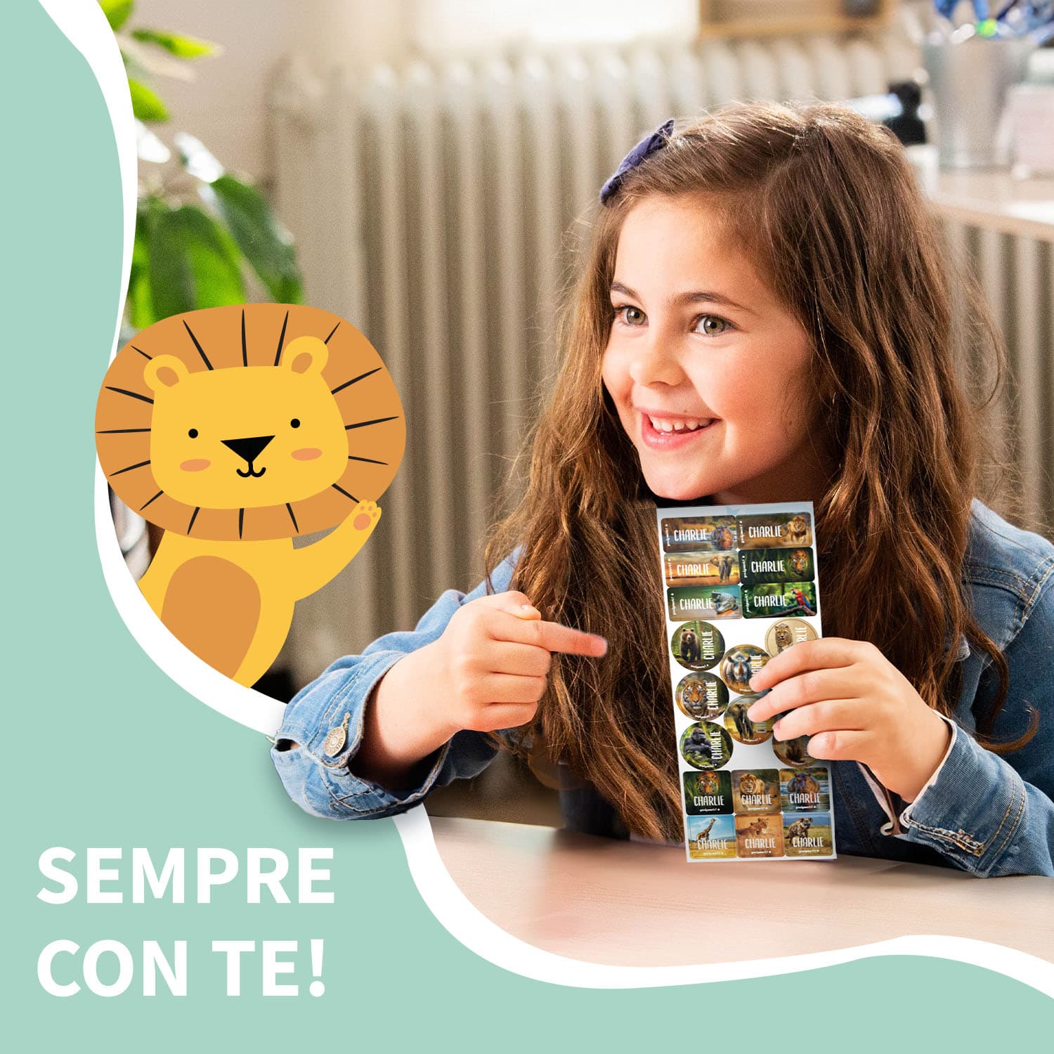 Set adesivi per abbigliamento - Mondo Reale