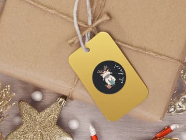 Adesivi di Natale con nome